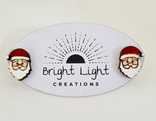 Load image into Gallery viewer, Santa Claus Stud Earrings