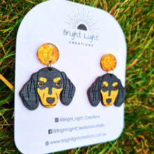 Load image into Gallery viewer, Dachshund Dog Stud Dangle Earrings