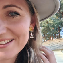 Load image into Gallery viewer, Springer Spaniel Dog Stud Dangle Earrings