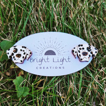 Load image into Gallery viewer, Dalmatian Dog Stud Earrings