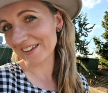 Load image into Gallery viewer, Irish Red Setter Dog Stud Earrings