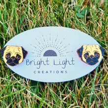 Load image into Gallery viewer, Pug Dog Stud Earrings