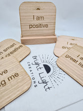 Load image into Gallery viewer, Wooden Kids Affirmation Cards