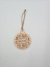 Load image into Gallery viewer, Wooden Engraved Christmas Ornaments