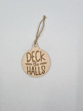 Load image into Gallery viewer, Wooden Engraved Christmas Ornaments