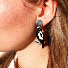 Load image into Gallery viewer, Magpie Dangle Earrings