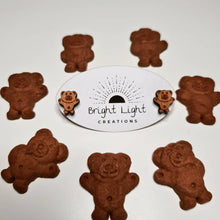 Load image into Gallery viewer, Tiny Teddy Stud Earrings