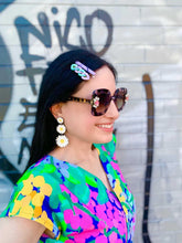 Load image into Gallery viewer, Daisy Chain Stud Dangle Earrings