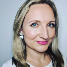 Load image into Gallery viewer, Ibis Bin Chicken Stud Dangle Earrings