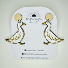 Load image into Gallery viewer, Duck Stud Dangle Earrings