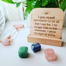 Load image into Gallery viewer, Wooden Affirmation Cards