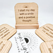 Load image into Gallery viewer, Wooden Affirmation Cards