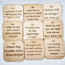 Load image into Gallery viewer, Wooden Affirmation Cards