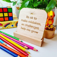 Load image into Gallery viewer, Wooden Kids Affirmation Cards