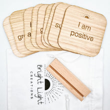 Load image into Gallery viewer, Wooden Kids Affirmation Cards
