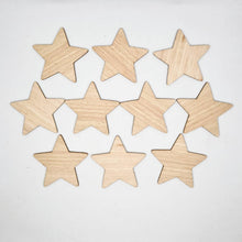 Load image into Gallery viewer, Wooden Kids Counting Stars Cards Pack