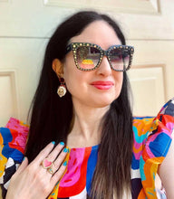 Load image into Gallery viewer, Mrs Claus Stud Dangle Earrings