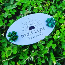 Load image into Gallery viewer, Four Leaf Clover Stud Earrings