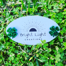 Load image into Gallery viewer, Four Leaf Clover Stud Earrings