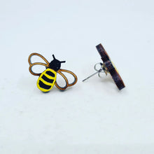 Load image into Gallery viewer, Bee Stud Earrings