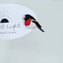 Load image into Gallery viewer, Scarlet Robin Stud Earrings