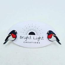Load image into Gallery viewer, Scarlet Robin Stud Earrings