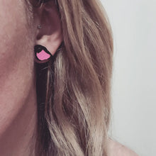 Load image into Gallery viewer, Pink Robin Stud Earrings