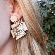 Load image into Gallery viewer, Cat in a Box Earrings