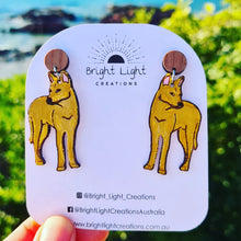 Load image into Gallery viewer, Dingo Stud Dangle Earrings