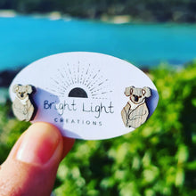 Load image into Gallery viewer, Koala Stud Earrings