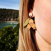 Load image into Gallery viewer, Gumnut Stud Dangle Earrings