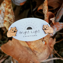 Load image into Gallery viewer, Wombat Stud Earrings