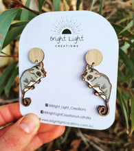 Load image into Gallery viewer, Mountain Pygmy Possum Stud Dangle Earrings
