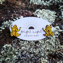 Load image into Gallery viewer, Southern Corroboree Frog Stud Earrings