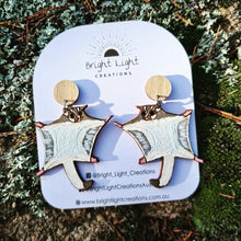 Load image into Gallery viewer, Sugar Glider Stud Dangle Earrings