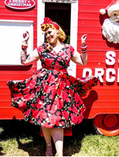 Load image into Gallery viewer, Santa Stud Dangle Earrings