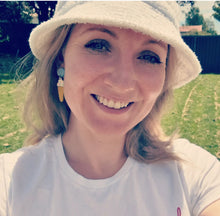 Load image into Gallery viewer, Icecream Cone Stud Dangle Earrings