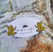 Load image into Gallery viewer, Southern Corroboree Frog Stud Earrings