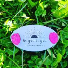 Load image into Gallery viewer, Pink Tulip Flower Stud Earrings