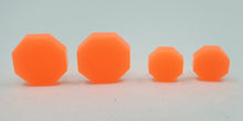Load image into Gallery viewer, Bright Neon Orange Stud Earrings