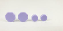 Load image into Gallery viewer, Pastel Purple Geometric Stud Earrings
