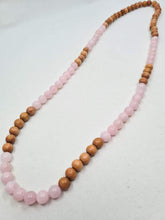 Load image into Gallery viewer, Rose Quartz Gemstone Necklace