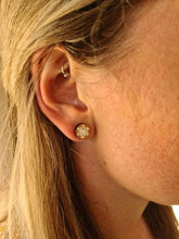 Load image into Gallery viewer, Winter Snowflake Stud Earrings (2 sizes)