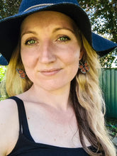 Load image into Gallery viewer, Monarch (Orange) Butterfly Hook Dangle Earrings