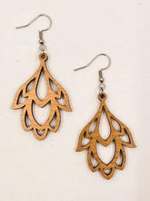 Load image into Gallery viewer, Bell Flower Hook Dangle Earrings
