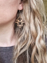 Load image into Gallery viewer, Bell Flower Hook Dangle Earrings