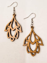 Load image into Gallery viewer, Bell Flower Hook Dangle Earrings