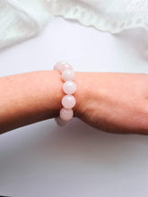 Load image into Gallery viewer, Rose Quartz Gemstone Bracelet
