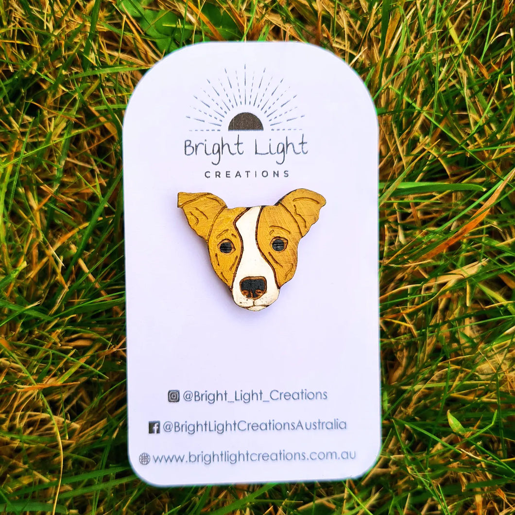 Jack Russell Badge Pin