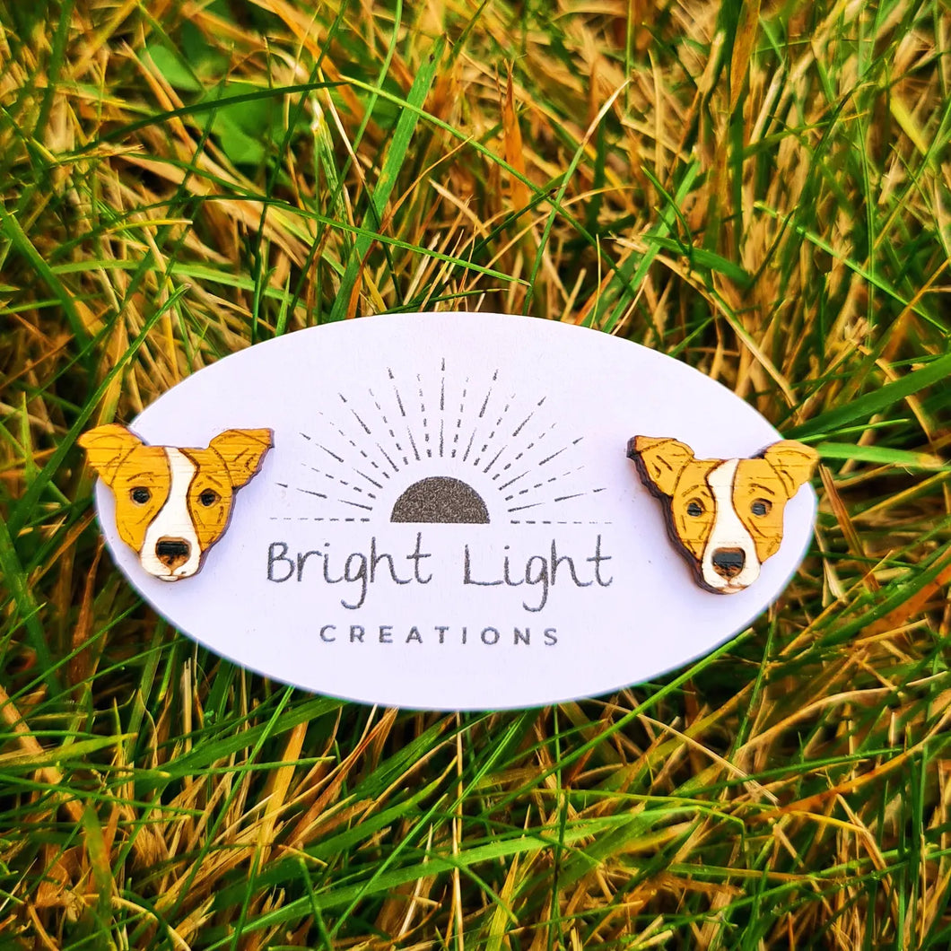 Jack Russell Stud Earrings